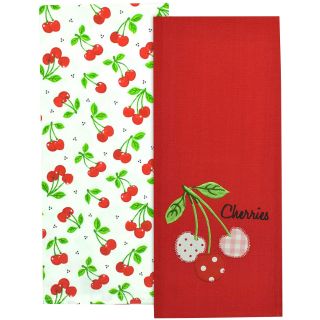 Cheery Cherries Set of 2 Dish Towels