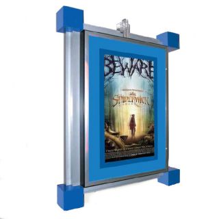 Deco Illuminated Poster Case with Dayglow Boarder