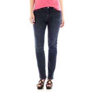 LIZ CLAIBORNE Classic Fit Skinny Jeans   Talls, Stovepipe Wash, Womens