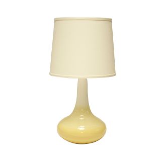 HAEGER Ceramic Genie Ombré Table Lamp, Yellow