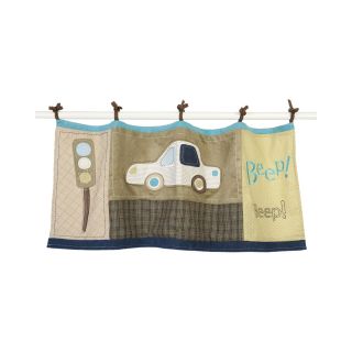 Sumersault Classic Cars Valance, Green/Blue/Brown