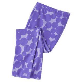 Circo Infant Toddler Girls Circle Print Legging   Purple 4T