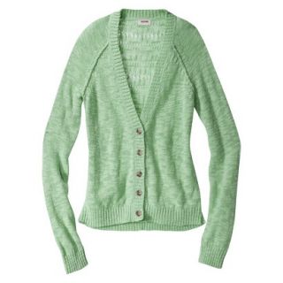Mossimo Supply Co. Juniors Pointelle Back Cardigan   Green XXL(19)