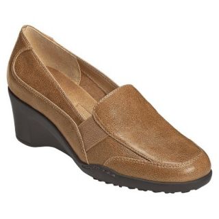 Womens A2 by Aerosoles Torque Wedge Loafers   Light Brown 10