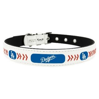 Los Angeles Dodgers Classic Leather Toy Baseball Collar