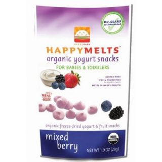 HappyBaby HappyYogis Organic Yogurt Snacks   Mixed Berry (8 Pack)