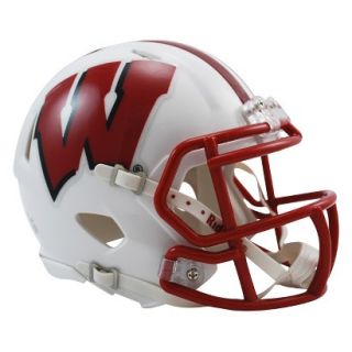 Riddell NCAA Wisconsin Speed Mini Helmet   White