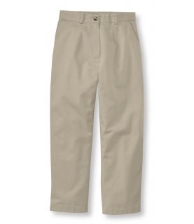 Bayside Twill Pants, Original Fit Plain Front Cropped Misses