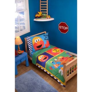 Sesame Street Construction Zone 4 Pc. Bed Set   Toddler