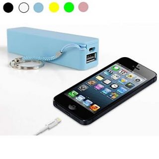 Portable 2200mAh USB 5V Output Mobile Power Bank for iphone 5 5S Samsung S4 S3 