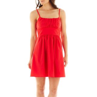 Be Smart Sleeveless A Line Dress, Coral