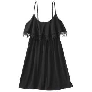 Xhilaration Juniors Coverup Swim Dress  Black L