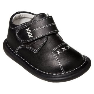 Little Boys Wee Squeak Cross Shoe   Black 3