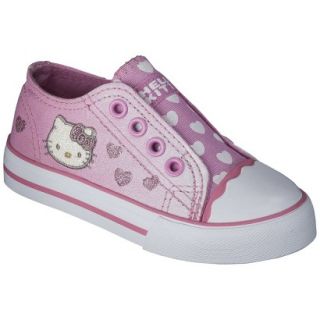Toddler Girls Hello Kitty Canvas Sneaker   Pink 5