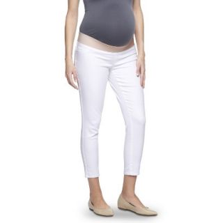 Liz Lange for Target Maternity Under Belly Skinny Pants   White XL