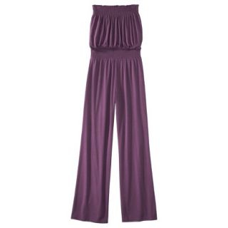 Mossimo Supply Co. Juniors Strapless Knit Jumpsuit   Embassy Purple M(7 9)