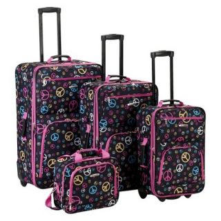 Rockland Fashion 4 pc. Expandable Luggage Set   Peace
