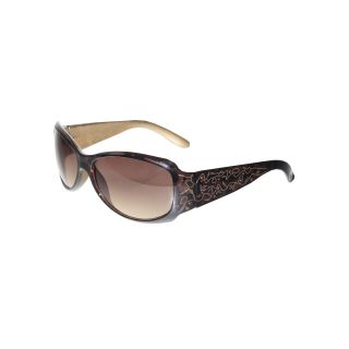 Solargenics Rhinestone Plastic Sunglasses, Tortoise, Womens