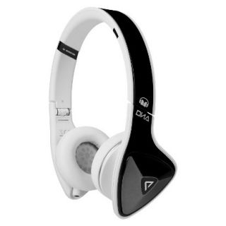 Monster DNA On Ear Headphones   Black/White (MHDNAONBKWCAWW)