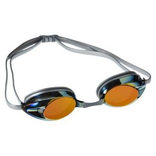 Speedo Adult Record Breaker Mirrored Goggle   Clear & Smoke