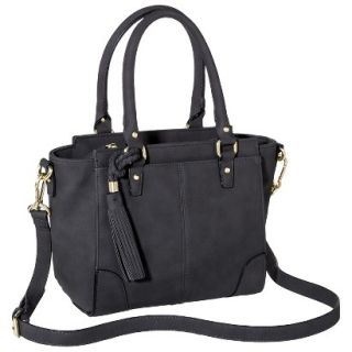 Merona Mini Tote Handbag with Removable Crossbody Strap   Gray
