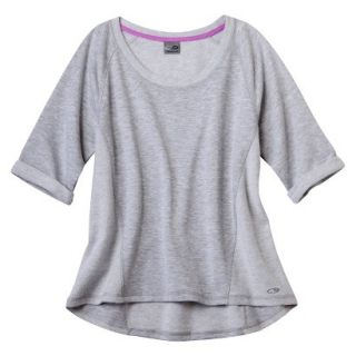 C9 by Champion Womens Yoga Layering Top   Heather Grey XS