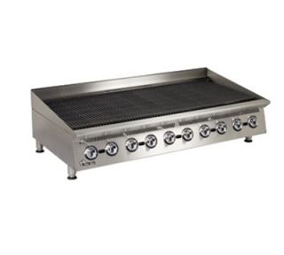 Star Manufacturing 60 Lava Rock Charbroiler w/ Manual Controls, NG