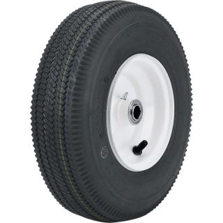 Tire and Wheel Assembly for Power Equipment   12.5 Inch x 410/350 x 6, Sawtooth