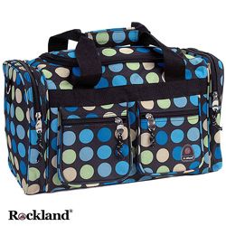 Rockland Bel air Mulit Blue Dot 19 inch Carry on Tote / Duffel Bag