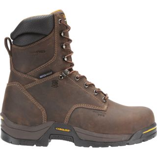Carolina 8 Inch Waterproof Insulated Safety Toe EH Work Boot   Gaucho, Size 10