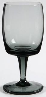 Gorham Accent Gray Wine Glass   Stem #1551, Solid Gray
