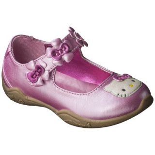 Toddler Girls Hello Kitty Mary Jane Shoe   Pink 7