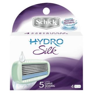 Schick Hydro Silk Refill Cartridges   4 Cartridges