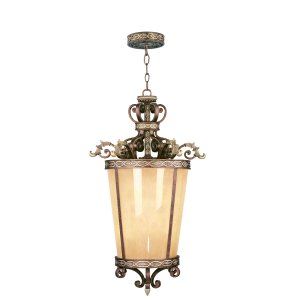 LiveX Lighting LVX 8549 64 Palacial Bronze with Gilded Accents Seville Entry and