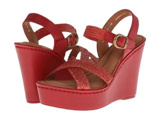 Born Estefania Womens Wedge Shoes (Red)