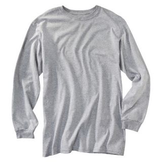 Jerzees Mens Long Sleeve Tee   Grey L