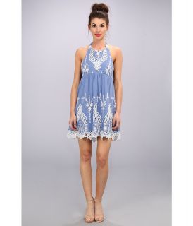 Dolce Vita Adelina Halter Lace Dress Womens Dress (Blue)