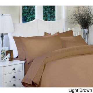 Cathay Home Inc. Ultra Soft 6 piece Sheet Set Brown Size QUEEN