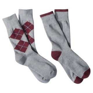dENiZEN from the Levis brand Mens 2pk Argyle Crew Socks   Grey/Assorted Colors