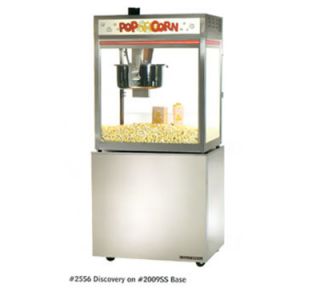 Gold Medal Popcorn Popper Base, Stainless