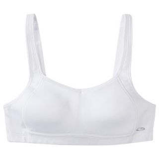 C9 by Champion Womens High Support Bra with Convertible Straps   True White 40C