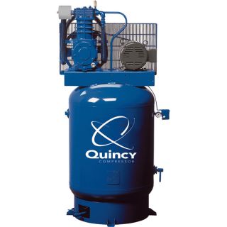 Quincy Reciprocating Air Compressor   10 HP, 230 Volt 3 Phase, Model