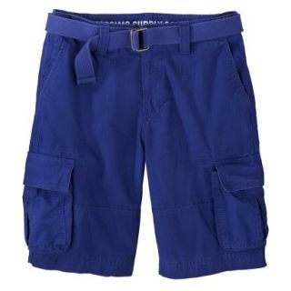 Mossimo Supply Co. Mens Rip Stop Belted Cargo Shorts   Blueprint 40