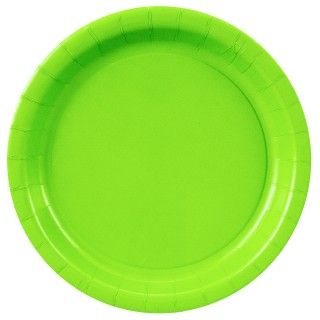 Fresh Lime (Lime Green) Dinner Plates