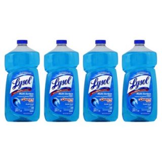 LYSOL Multi Surface Cleaner Pourable   FRESH, 40 Ounces, 4 Pack
