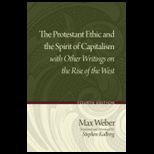 Protestant Ethic and Spirit of Capitalism