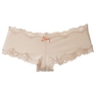 Gilligan & OMalley Womens Micro With Lace Cheeky Hipster   Mochachino M