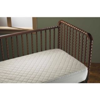 Cotton Fitted Crib Pad in Natural