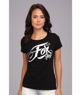 Fox Convince Crew Womens Short Sleeve Pullover (Black)