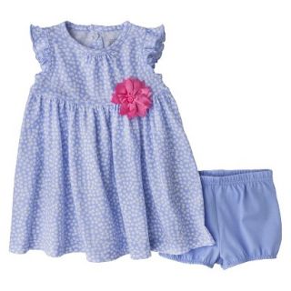 Just One YouMade by Carters Newborn Girls Dress Set   Light Blue/White 9 M